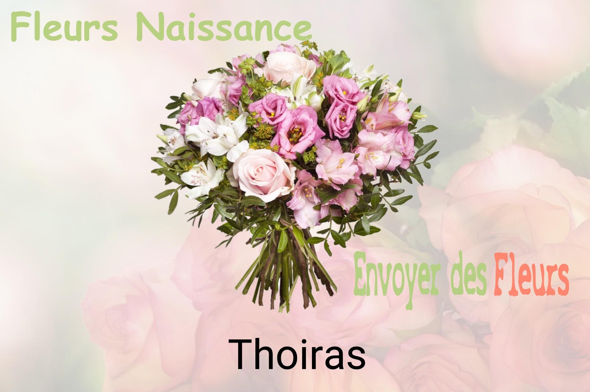 Bouquet de fleurs de naissance livré à Thoiras